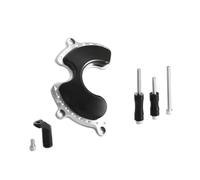 Accesorios Motocicletas para Monkey 125 para Super Cub C125 2018 2019 2020 2021 Protector Cárter Y Tapa Motor Arranque Estator Lado Izquierdo La Motocicleta Piezas Repuesto(Silver)