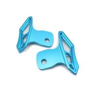Accesorios Motocicletas para Vespa para Sprint para Primavera GTS GTV Reposabrazos Cola para Motocicletas Manilla Trasera CNC Pasajeros Y Reposabrazos Barra Agarre Piezas Repuesto(Blue)