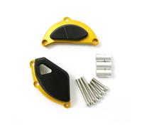 Accesorios Motocicletas para Yamaha MT-10 MT10 MT FZ 10 FZ-10 2015-2022 Protector Cárter Motor Motocicleta Tapa Estátor Deslizadores Chasis Almohadilla Protectora Carenado Piezas Repuesto(Yellow)