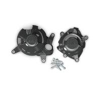 Accesorios Motocicletas para Yamaha R3 MT-03 2023 2024 2025 Protección De La Cubierta del Embrague del Motor De La Motocicleta Piezas Repuesto(1 Set-CF)