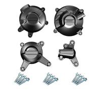 Accesorios Motocicletas Protectores De Cubiertas Motor Motocicletas Funda Protectora Cubierta para Yamaha FZ09 MT09 2014 2015 2016 2017 2018 2019 2020(Silver)