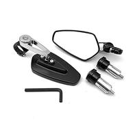 Accesorios Motos para K-eeway RKF 125 RKF 150 RKF 125cc RKF 150cc Espejos Retrovisores Universales De Aluminio para Motocicleta Espejos Retrovisores Laterales con Extremo De Barra De Manija