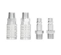 Accesorios neumáticos de alta manguera de aire 4pcs femenino masculino 300 psi estructura duradera