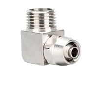 Accesorios neumáticos de cobre, conexión de aire, diámetro exterior de 4, 6, 8, 10 y 12 mm, rosca de 1/8, 3/8, 1/2 y 1/4 pulgadas, conector rápido for mangueras y tubos.(OD8mm-1I2,PV)