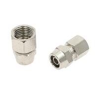 Accesorios neumáticos tubo OD de 4~12mm a conector de acoplador de junta rápida de manguera de aire de hilo femenino BSP de 1/8 ", 1/4", 3/8 ", 1/2"
