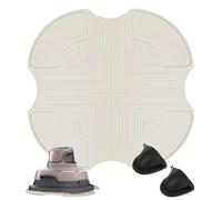 Accesorios Ninja CRISPi FN101EU - 1 Almohadilla de Silicona + 2 Guantes, Resistentes al Calor y Antideslizantes para Freidora de Aire, Protección de Superficie de Cocina (blanquecino)