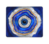 Accesorios Ordenador Arte del Mal De Ojo Griego Matiasma Portátil Protector Escritorio Duradera Mouse Pad para Ordenadores Hogar Oficina 25X30Cm