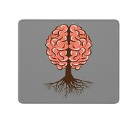Accesorios Ordenador El Cerebro Humano Tiene Raíces como Un Árbol Suave Gaming Tapete Duradera Alfombrilla Escritorio para Ordenadores Trabajo Pc 25X30Cm