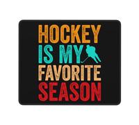 Accesorios Ordenador El Hockey Es Mi Estación Favorita Duradera Alfombrilla Escritorio Impermeable Protector Escritorio para Oficina Computadora Pc 25X30Cm