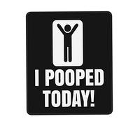 Accesorios Ordenador Hice Caca Impermeable Gaming Tapete Lavable Protector Escritorio para Oficina Ordenadores Trabajo 25X30Cm