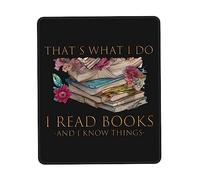 Accesorios Ordenador Yo Leo Libros Duradera Gaming Tapete Lavable Alfombrilla Escritorio para Escritorio Pc Escritorio Ordenador 25X30Cm