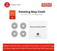 Repuestos originales Roborock Qrevo L para robot aspirador: Mopa/Filtro/Cepillo principal/Cepillo lateral/Bolsa para polvo para QV 35A/QV 35S/QR 798/QR 598 4pcs Mop Cloth