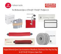 Accesorios Originales Roborock Qrevo S Pro: Cepillo Principal/Cepillo Lateral, Filtro, Mopa, Bolsa para Polvo para QV 35A/QV 35S/Qrevo L, Repuestos Pack 2