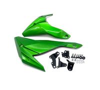 Accesorios para alerón para Z400 2018-2023 para Z500 Vientre Pan Inferior Alerón del Motor Carenado Panel Marco Protección Cubierta(Green)