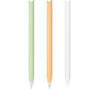 Accesorios para Apple Pencil, agarre suave con soporte para la tapa de carga para Apple Pencil de 1.ª generación (paquete de 3, 3 colores