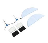 Accesorios para aspiradora Cecotec para Conga M70 para Genesis, Incluye cepillos Laterales, filtros, Trapos para Robot Limpiador, Paquete de 6