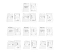 Accesorios para Aspiradora FJM GN, Tamiz de Filtro de Fibra, 10 Piezas, Blanco, Material de Fibra y 10 Piezas de Juegos de Filtros Simples y Dobles
