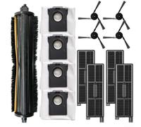 Accesorios para aspiradora Mova Z5 Pro Z50 Ultra - Juego de 13 piezas que incluye cepillos laterales de cepillo principal, filtros HEPA, bolsas de polvo
