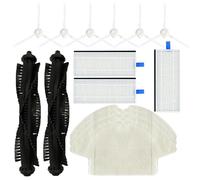 Accesorios para aspiradora robótica para Tefal Rowenta X-plorer Serie 75 RG7687; accesorio de repuesto para cepillo de rodillo, cepillo lateral, filtro de limpieza compatible con robot aspirador