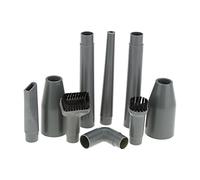 Accesorios para aspiradoras 9 pcs Accesorios para aspiradoras Boquillas Cabeza Cepillos Tubos Conectores Boquilla Aspiradora Universal Piezas Aspiradora para 32 mm y 35 mm de diámetro interior