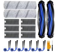 Accesorios para Aspiradoras para ECOVACS DEEBOT X11 OMNICYCLONE, X11 PRO OMNI, X9 PRO OMNI, 2 Cepillos Principales, 2 Paños de Rodillo, 6 Filtros, 6 Cepillos Laterales, X11 Piezas de Repuesto 18