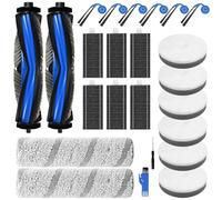 Accesorios para aspiradoras para Ecovacs X11 OmniCyclone, 2 cepillos principales, 2 rodillos de limpieza, 6 filtros, 6 cepillos laterales, 6 filtros de algodón, repuestos X11 OmniCyclone 24 unidades