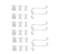 Accesorios para Auriculares amplificados Tapones para los oídos Herramientas de Limpieza Tubo guía de Sonido（3 Juegos）