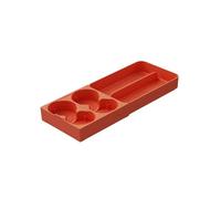 Accesorios para Automóvil Portavasos para Refrigerador Rejilla de Fijación para Bebidas Almohadilla de Silicona para LIXIANG L9 L7 L8 2024 Naranja