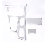 Accesorios Para Automóviles Cubierta De Panel Cambio Marchas Para Coche Marco Portavasos Pegatinas Embellecedoras Para BMW 5 Series F10(Chrome)