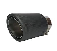 Accesorios Para Automóviles Silenciadores Tubo Cola Acero Inoxidable, Fibra Carbono Mate Sistema Escape Coche Punta Silenciador Puntas Extremo Tubos(73 Inlet 89 Outlet)
