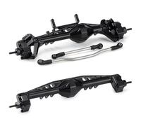 Accesorios Para Axial Para Capra 1.9 Para UTB Para LCG 1/10 CNC Aluminio F9 Eje De Portal Desplazado Con Servomontajes RC Crawler Para Chasis(Black,Set)