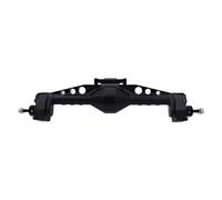 Accesorios Para Axial Para SCX10 III AXI03007 1/10 Eje Portal Delantero Y Trasero De Aluminio CNC Con Soportes De Enlace Superior Ajustables Mejora Para Camión RC Crawler(Black,Rear)