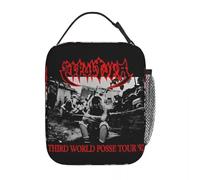 Accesorios para banda de rock de metal Sepultura Bolsa térmica aislante para comida de oficina Refrigerador térmico reutilizable