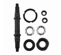 Accesorios para bicicleta Kit de eje de pedalier de agujero cuadrado completo con copas y cojinetes