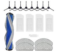 Accesorios para Bosch Spotless BCRC1W BCRD1W & Spotless Advanced BCRC2W BCRD2W Aspiradora Robot Paños Cepillos Filtro Piezas de Repuesto (18 unidades)