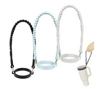 Accesorios para botellas de agua 3 unidades soporte portátil silicona negra blanca azul para senderismo ciclismo camping uso diario resistentes antideslizantes multiusos