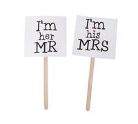 accesorios para cabina de fotos de mr and mrs con palos