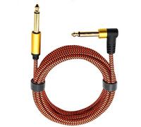 Accesorios para cable de guitarra, cable de teclado, instrumento eléctrico profesional, guitarra trenzada