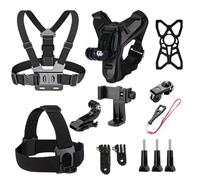 Accesorios para cámara de acción, extensión para casco de motocicleta, accesorios para cámara deportiva, accesorios para cámaras de ciclismo, clip para teléfono, correa para el pecho, soporte para