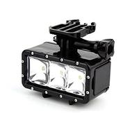 Accesorios para cámara de luz LED impermeable para buceo GoPro Hero 5 4 3+ 3 SJ4000