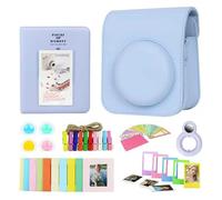 Accesorios para cámara instantánea, estuche para cámara y álbum de fotos, kit completo de 7 piezas para fotografía diaria, almacenamiento de fotos y regalo de festival para mini 12 usuarios y amantes