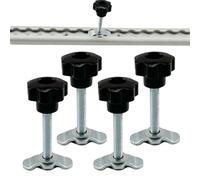 Accesorios para carriles en L - Tuerca de perno roscado para asegurar la carga | Accesorio ergonómico antideslizante para garaje, vehículo, almacén, coche, camión