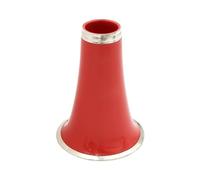 Accesorios Para Clarinete, Campana ABS Colorida Con Borde Plateado, Altavoz De Campana Para Clarinete (Color : Crimson)