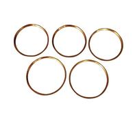 Accesorios Para Coche 5 Uds Auto Aire Acondicionado Salida Ventilación Pegatina Perilla Cubierta Decorativa Anillo Para Mercedes Para Benz AB CLA GLA 180 200 220 260 Interior Accesorios(Gold)
