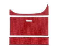 Accesorios Para Coche, Caja De Almacenamiento Para Consola Central, Cubierta Panel, Pegatina Decorativa Para Jaguar F-TYPE 2013-2022 pegatinas(Right Red)