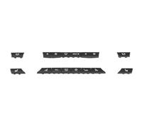 Accesorios para coche Compatible Con BMW Serie 6 2009 2010 2011 2012 2013 2014 2015 Cubierta De Botones Del Panel Control Climatizador Coche 61319313922(Model C)