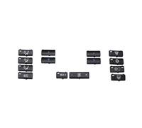 Accesorios para coche Compatible Con BMW X5 E53 1999 2000 2001 2002 2003 2004 2005 2006 Cubiertas De Botones Interruptor Aire Acondicionado Control Climatización Coche