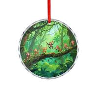 Accesorios para coche, diseño de tribu de monos, colgantes de espejo retrovisor, adecuados para decorar árboles de Navidad, oficinas, chimeneas, interiores de automóviles o cualquier lugar que quieras