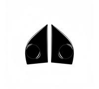 Accesorios Para Coche Embellecedor Decorativo Panel Pilar A Puerta Interior Coche, Color Negro Piano, Para Sonic 2012-2016, Accesorios Para Coche Interior Accesorios