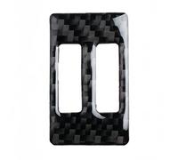 Accesorios Para Coche Embellecedor Marco Salida Ventilación Aire Acondicionado Central Interior Coche Fibra Carbono Para Mercedes W205 Y Para Benz C GLC Interior Accesorios